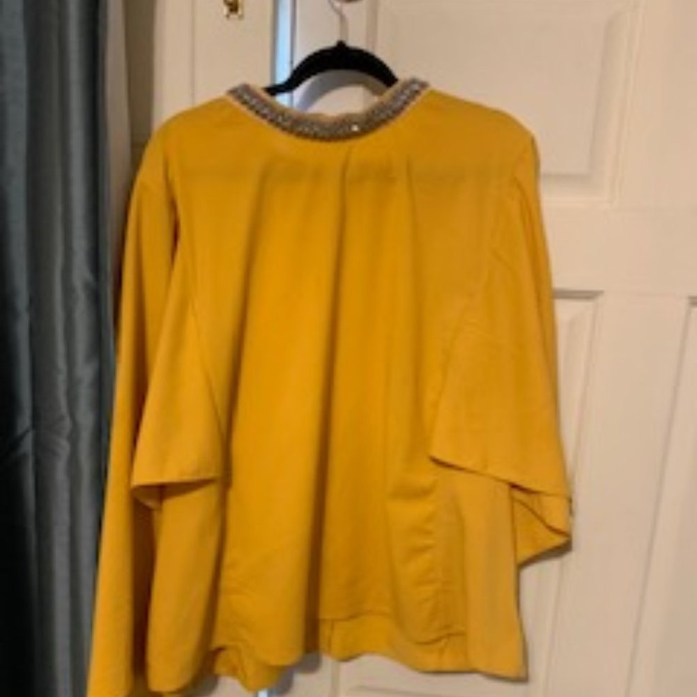 Golden Cape Top